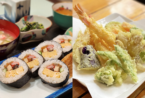 Sushi Rolling + Tempura